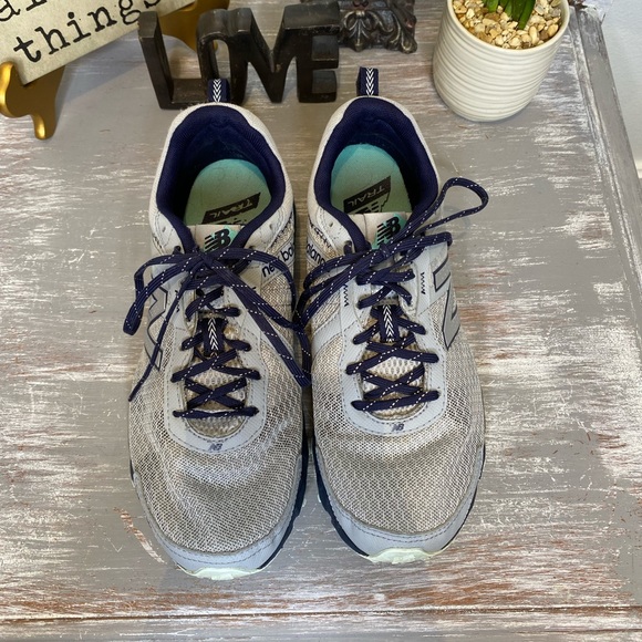 New Balance 610v5 trail running shoe sneakers Gray nSilver 8B - Picture 5 of 12